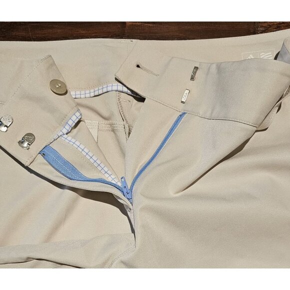 Adidas Women's Climalite Khaki Golf Shorts Size 8 100% Polyester New Without Tag - Picture 7 of 7